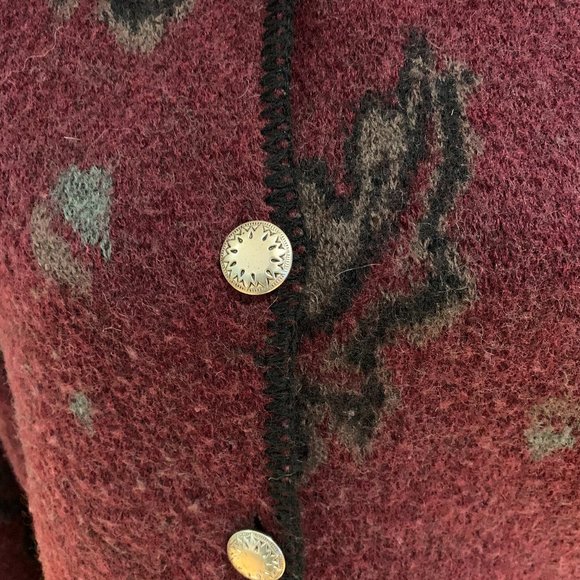 ALPS 100% Wool Cardigan Jacket - Picture 2 of 5
